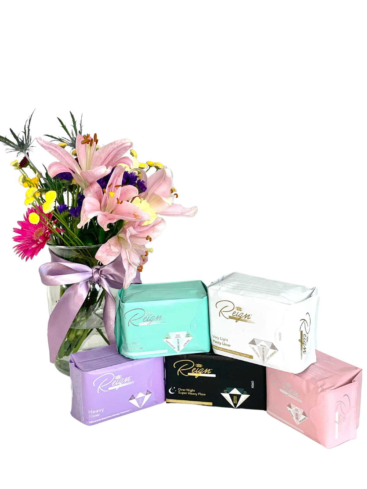 “Reign” Sanitary Pads “Bundle Deal” Buy 2 for $10 Each, get 1 FREE!