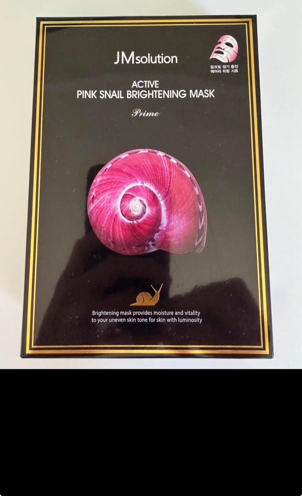 JMsolution Active Pink Snail Brightening Mask Prime (10 Sheets )