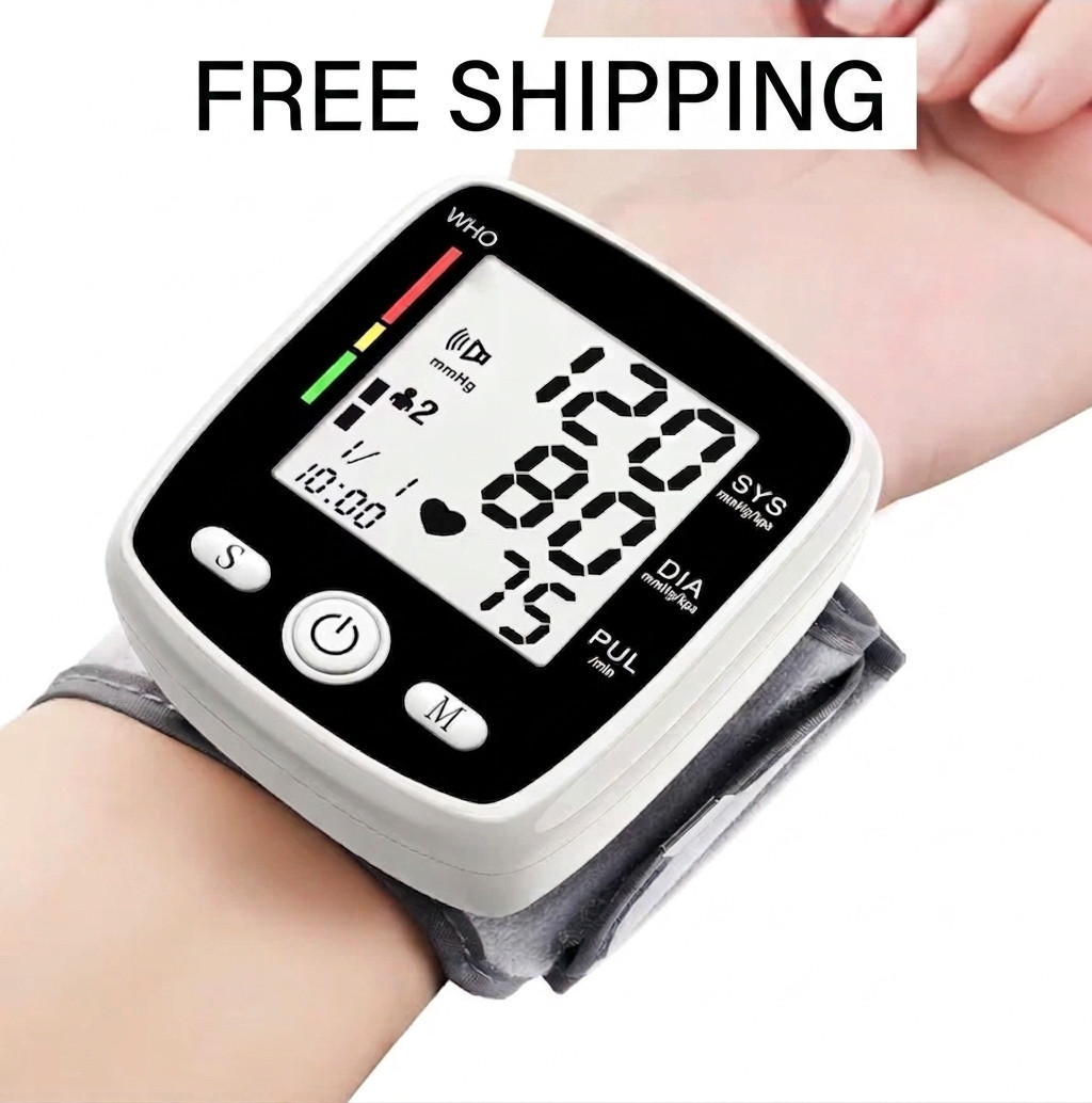 Digital Blood Pressure Monitor + Carrying Case Portable-FREE US SHIPPING-LIMITED