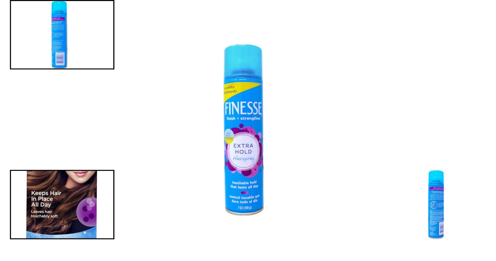 Extra Hold Hairspray 7 oz with Active Proteins for All-Day Humidity Control