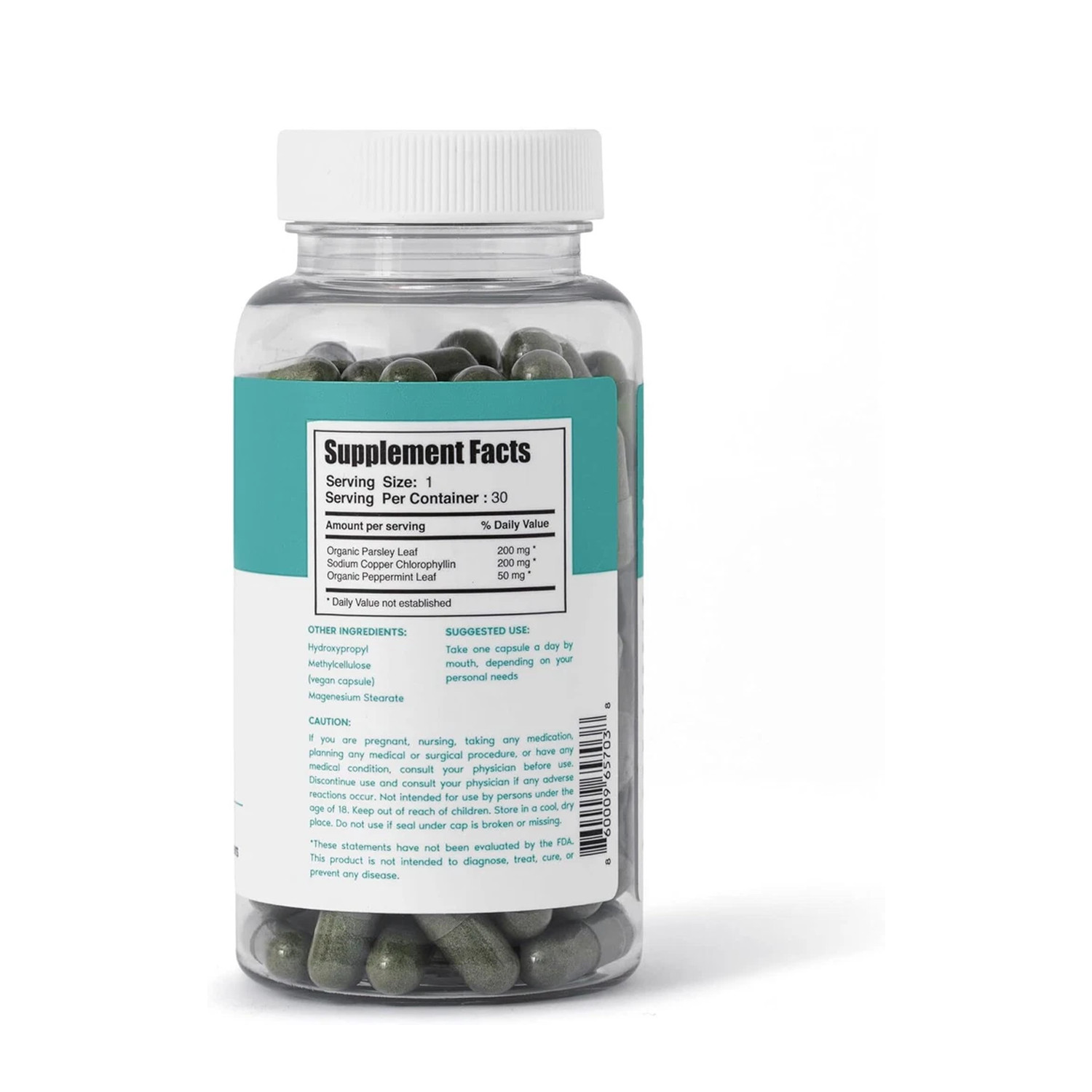 Body Magic Chlorophyll 30 Capsules for Detox Digestion Gut Skin Energy Booster