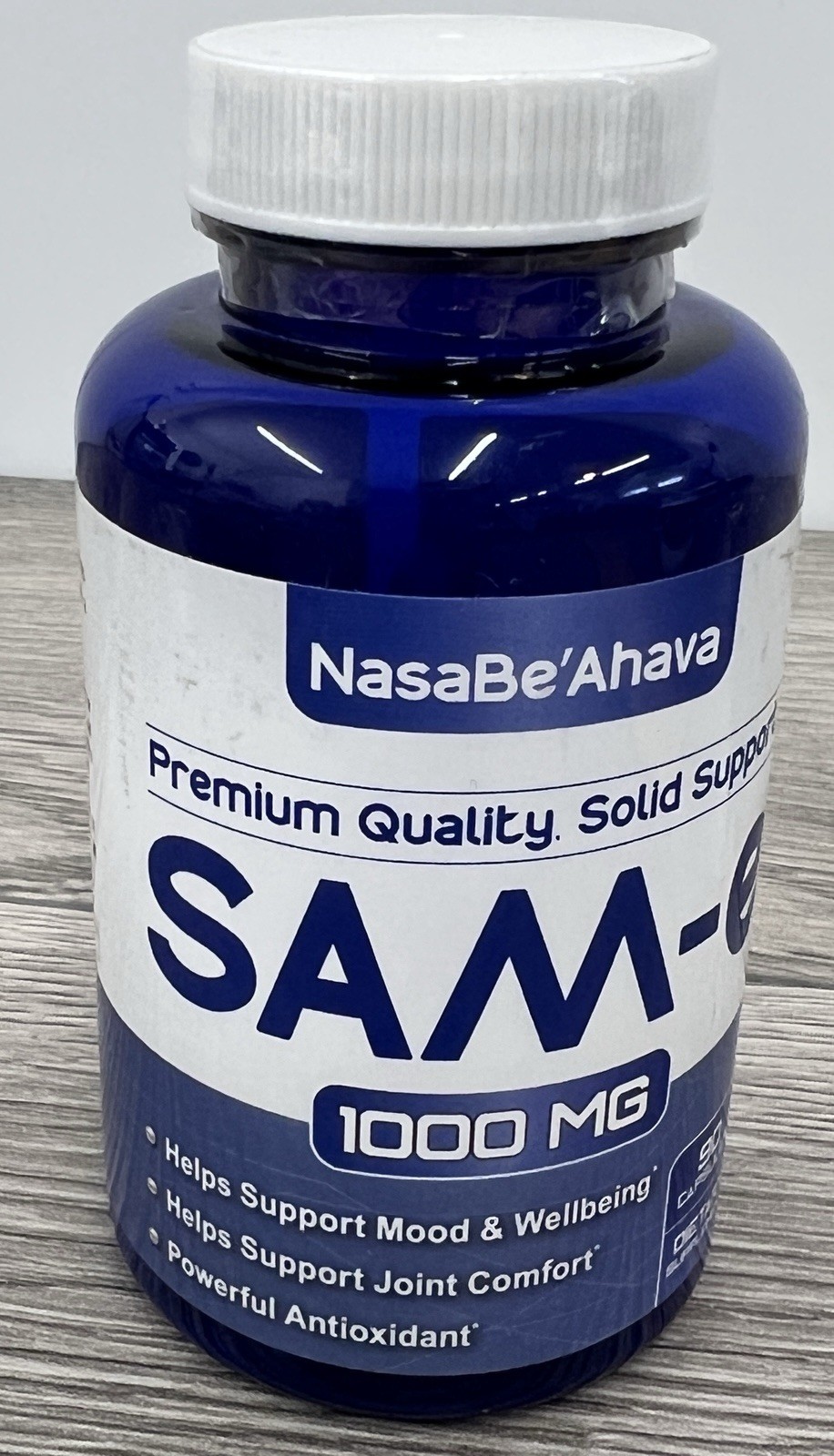 Nasa Beahava Pure SAM-e 1000mg – Brain, Liver & Mood Support – 90 Capsules