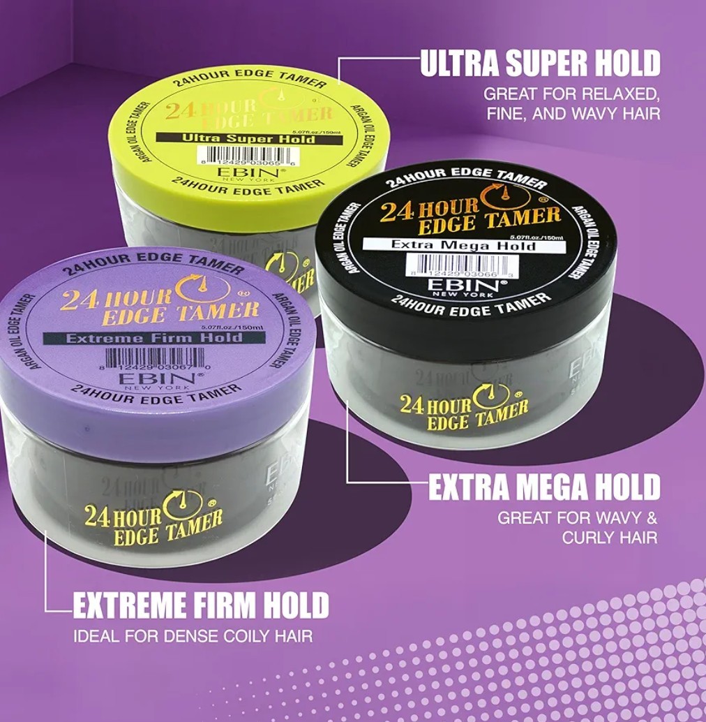 EBIN 24 Hour Edge Tamer – Extra Mega Hold – 8.25oz / 250ML – 1-pack
