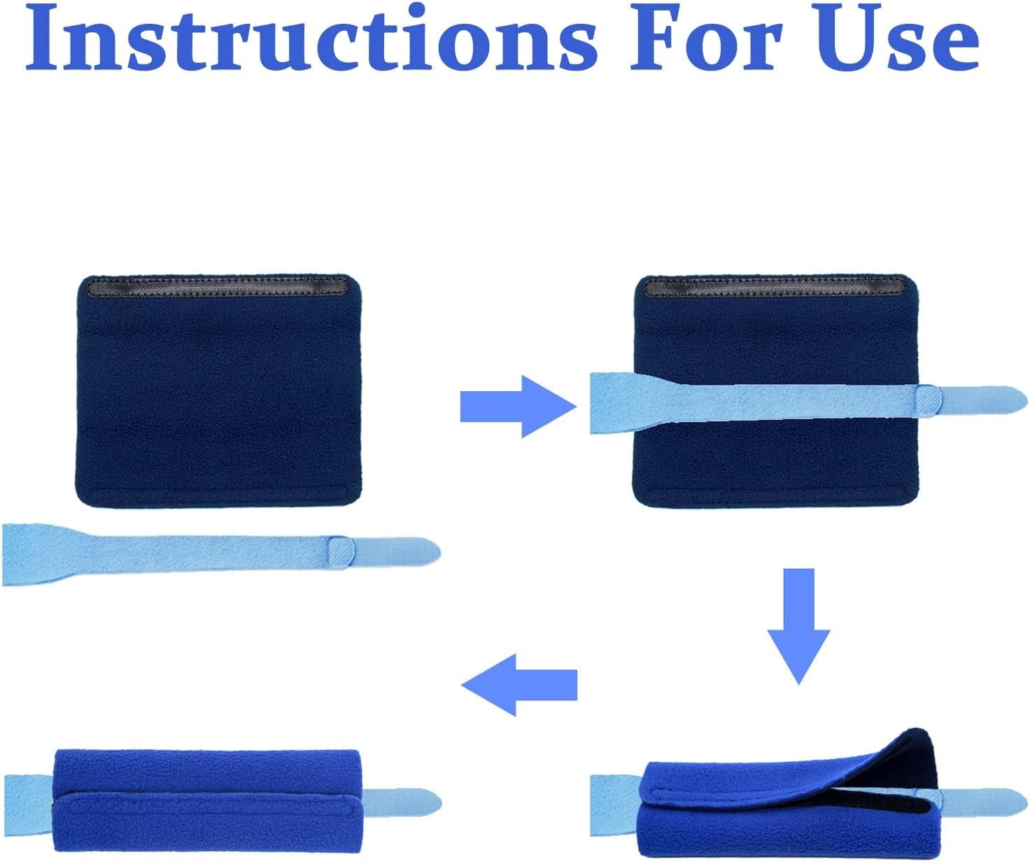 ComfortFit CPAP Strap Covers – Soft Fleece Mask Cushions for Red Mark Relief