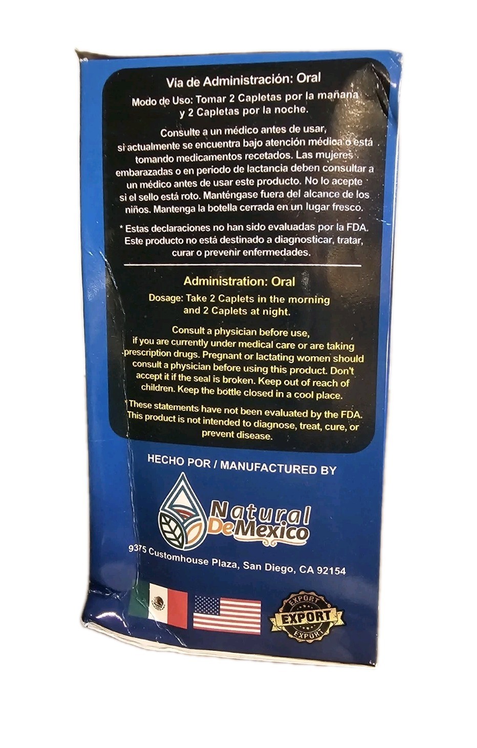 Natural De Mexico Ciatica Sciatica Nerve Plus 60 Caps Exp: 12/29