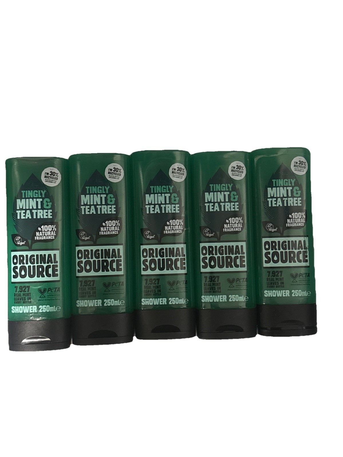 Original Source Mint & Tea Tree Shower Gel, 250 ml (Qty: 5)