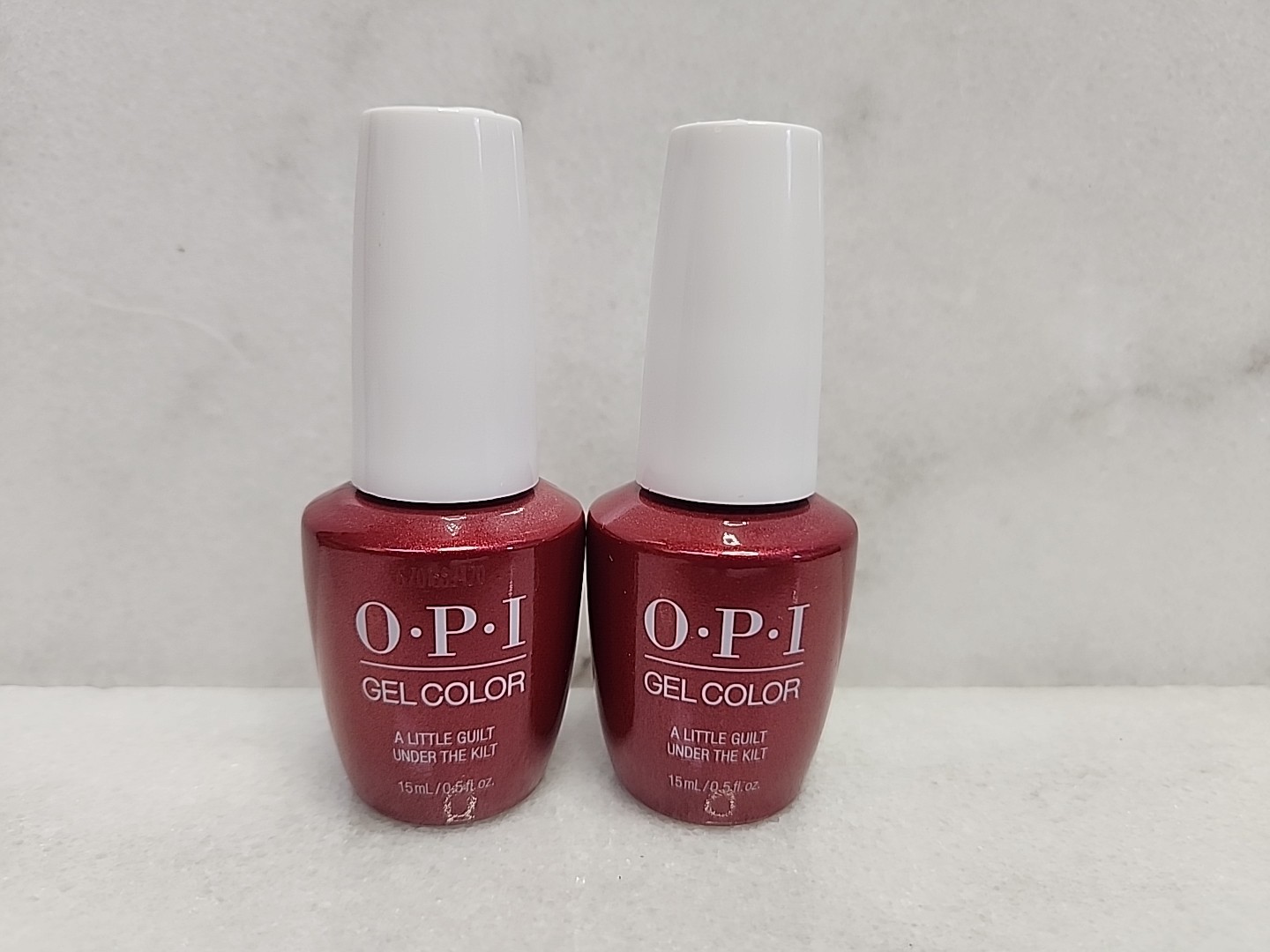 2-OPI Soak Off Gel Nail Polish GC U12 A Little Guilt Under The Kilt 0.5oz