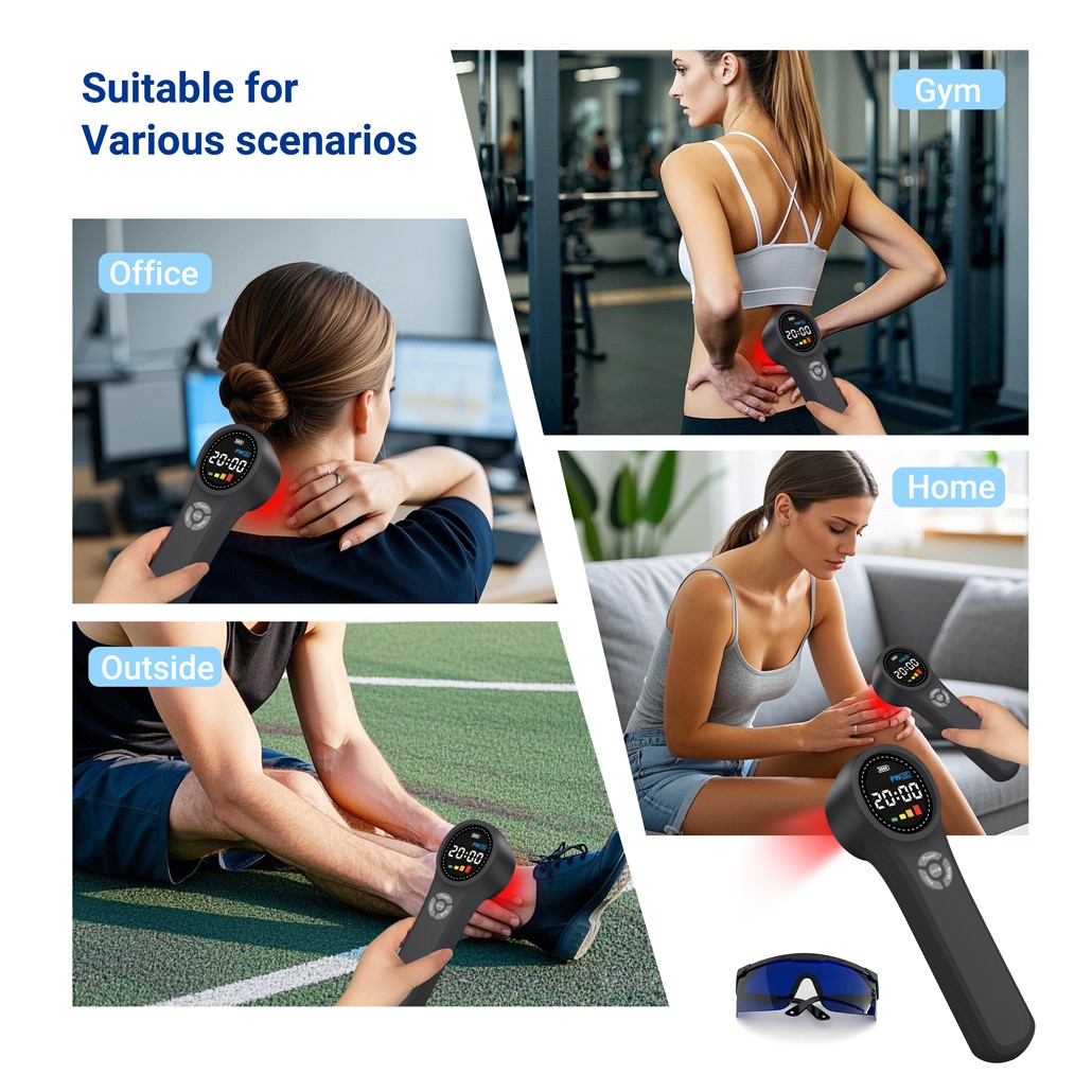 LLLT Laser Physiotherapy Near Infrared Light Therapy Device For Body Pain Relief