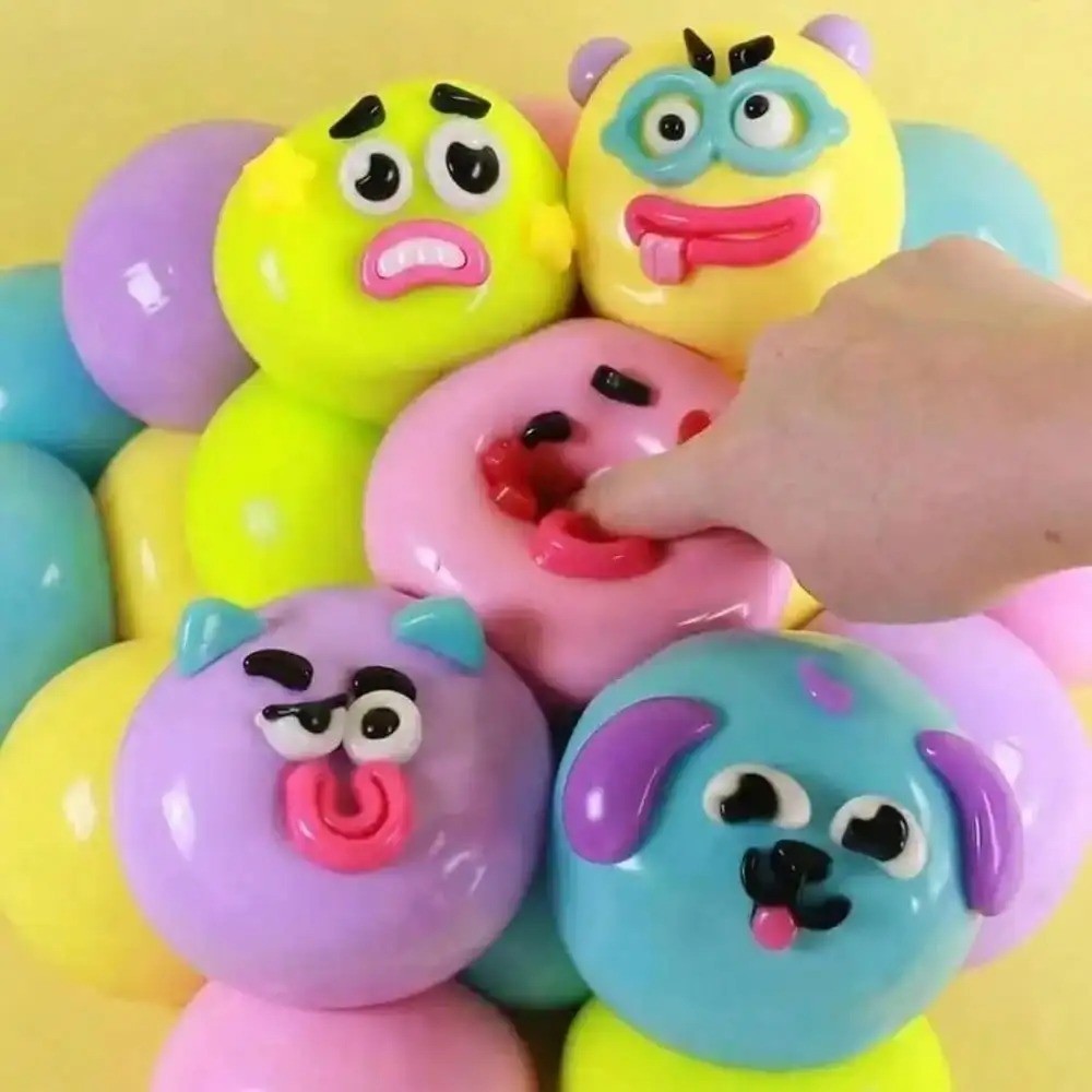 1pc Blind Box Smushers Dog Face-Funny Squeeze Stress Relief Fidget Sensory Gifts
