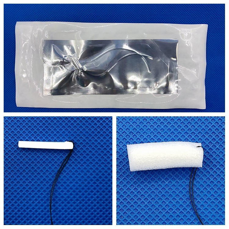 20pcs 9*15mm with thread ear dressing sterilized Merocel ear pack PVA dressing