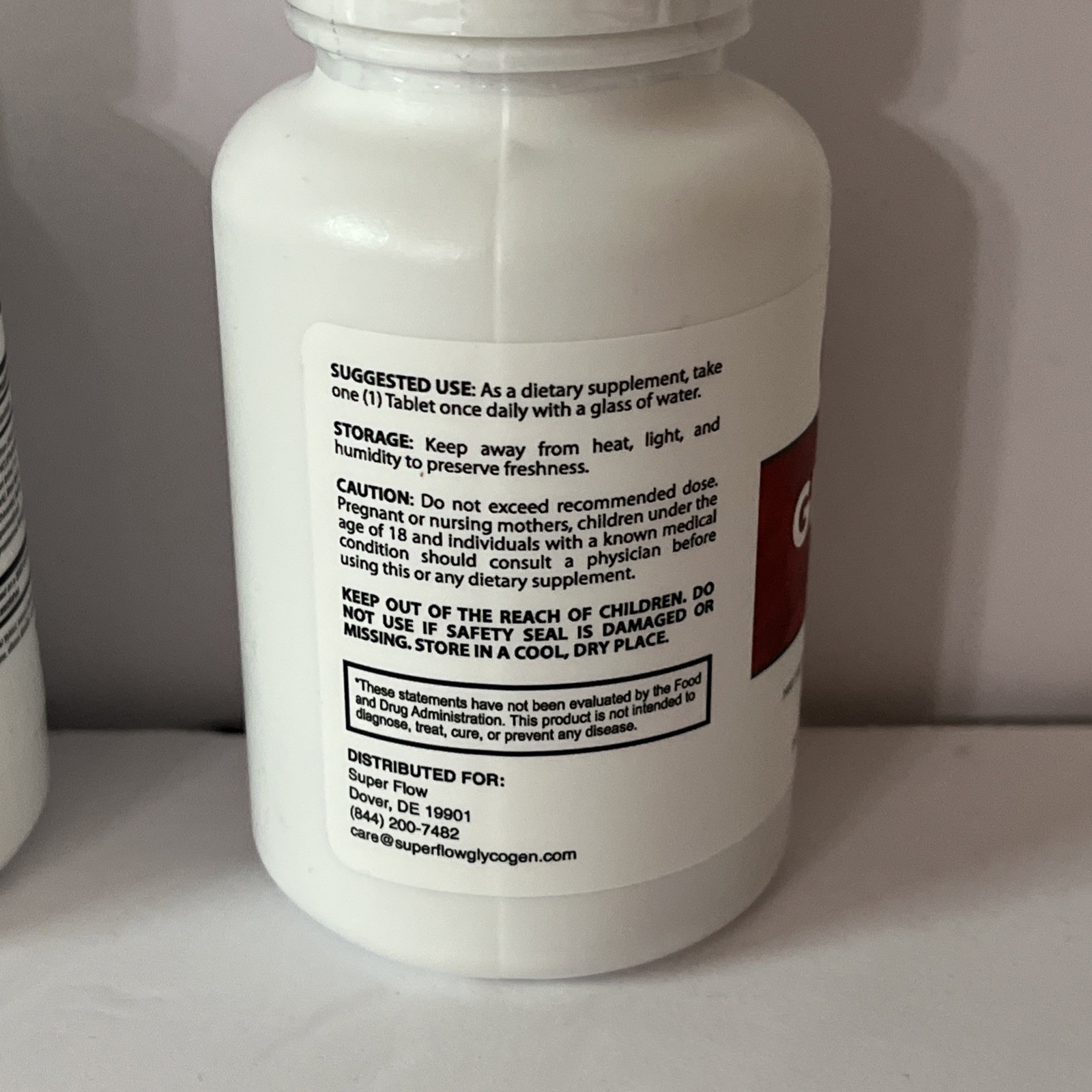 4 Pack-Super Flow Glycogen Support Capsules, SuperFlow Pills Blood Support
