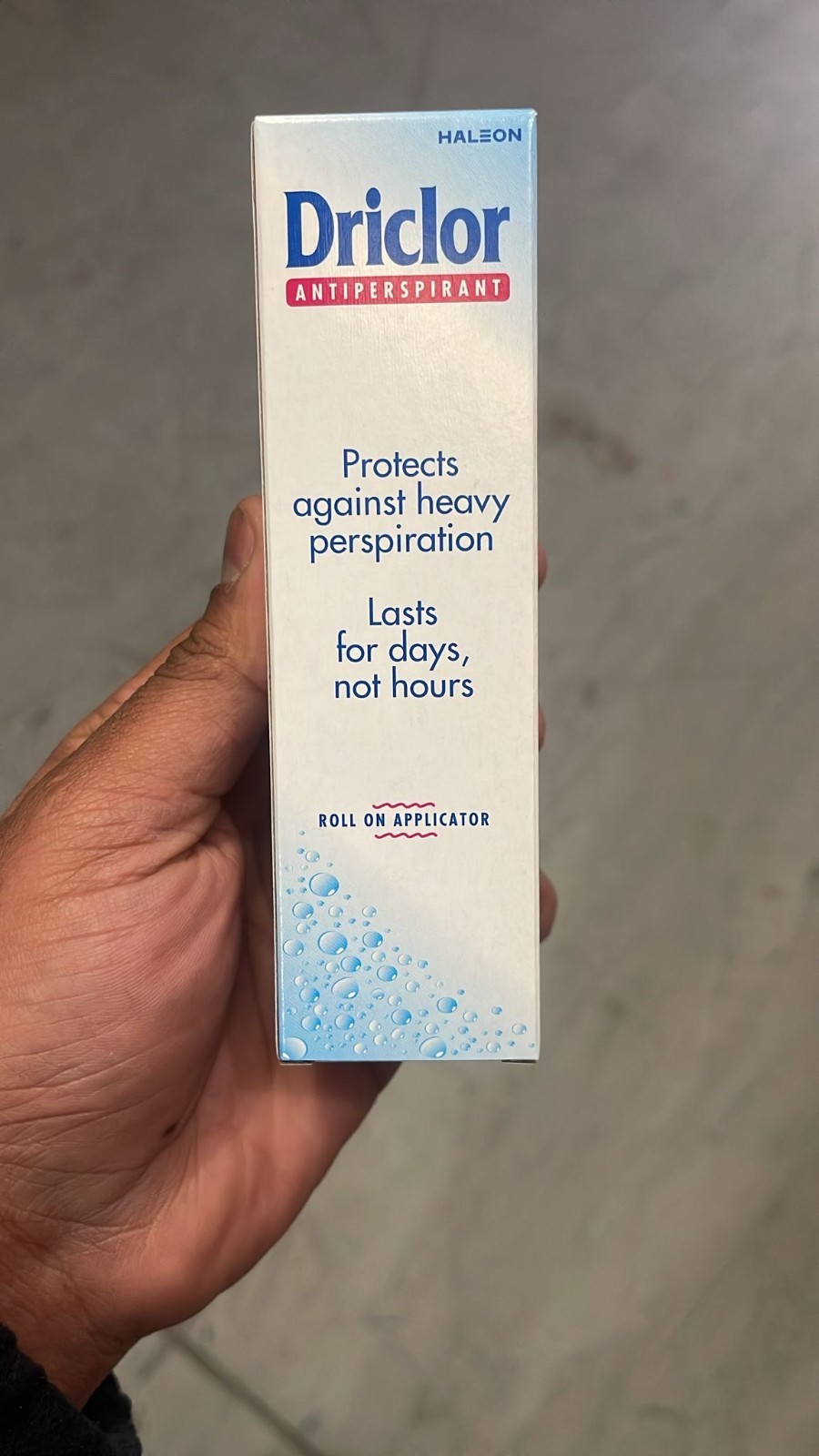 Driclor Roll on Applicator Antiperspirant 75ml- EXP 06/2028
