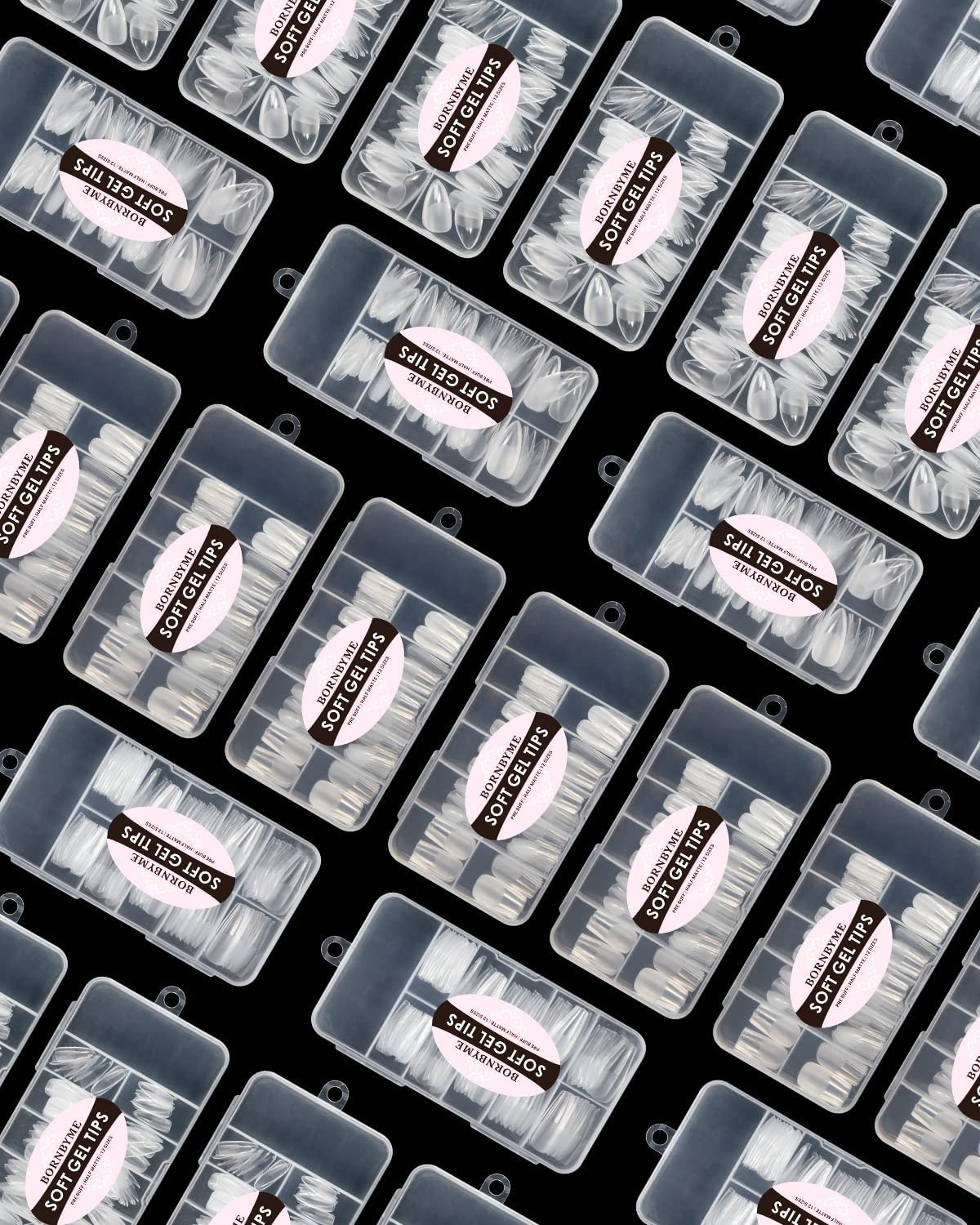 Durable 120PCS Half Matte Nail Extension Tips – No Crease, Pre-Shaped Design