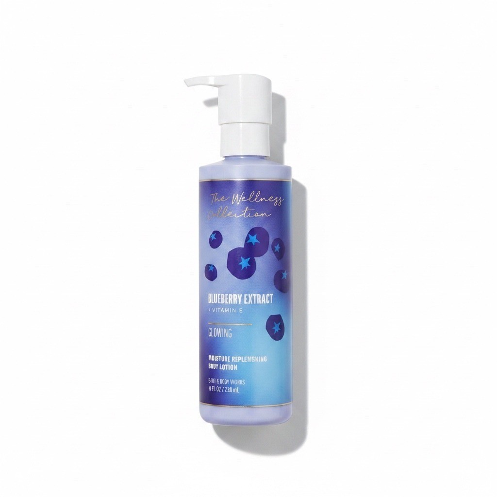 Bath & Body Works The Wellness Collection Blueberry Extract Body Lotion 8oz