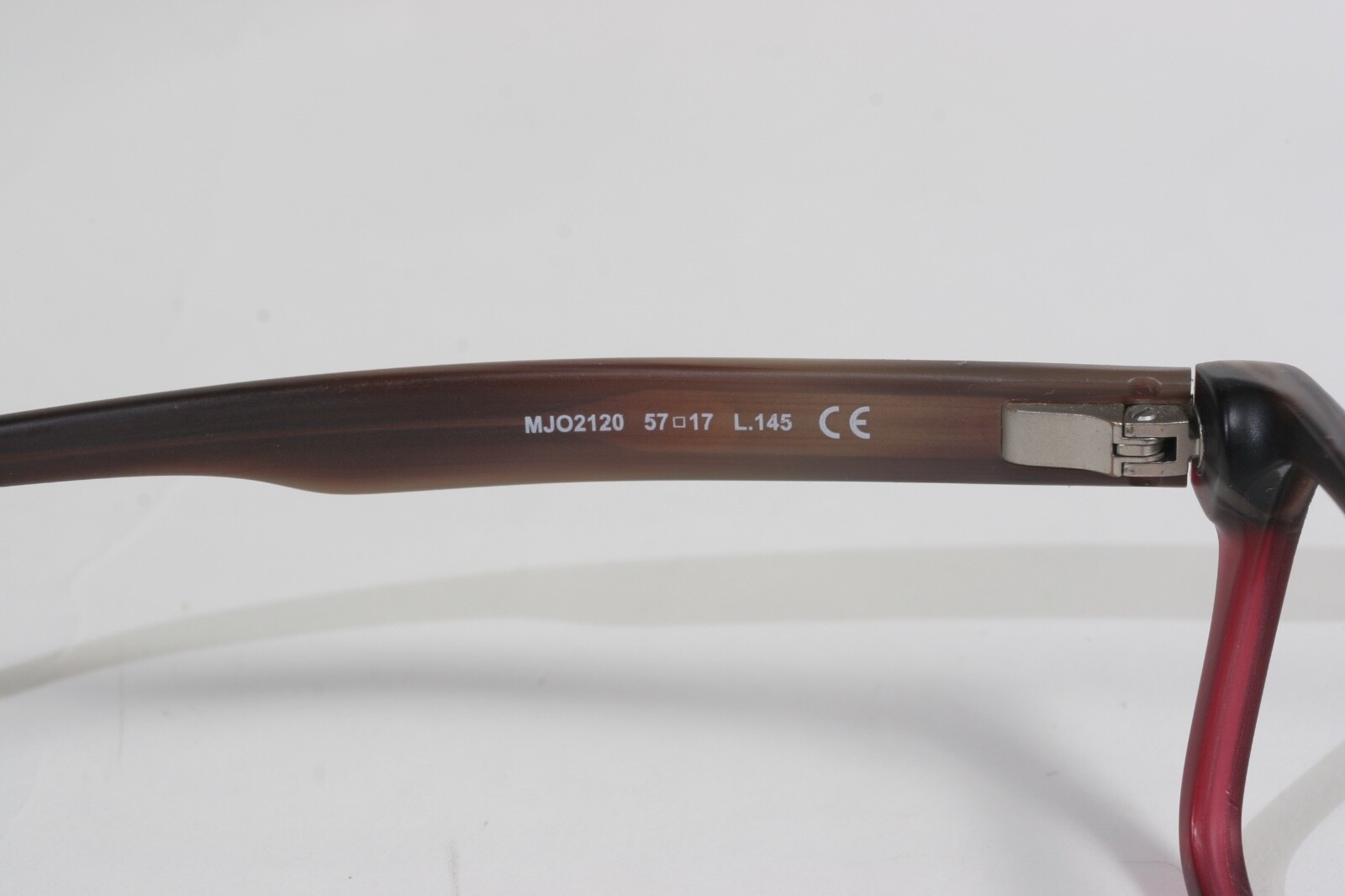 NEW Maui Jim MJO2120-25D Brown Red Woodgrain Eyeglasses 57-17-145 B36 Italy M31