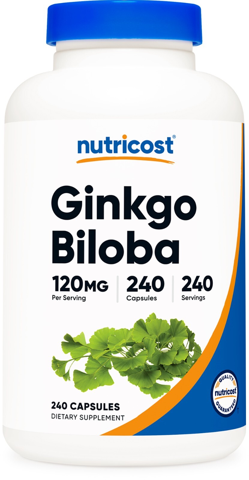 Nutricost Ginkgo Biloba Extract 120mg, 240 Capsules – Gluten Free & Non-GMO