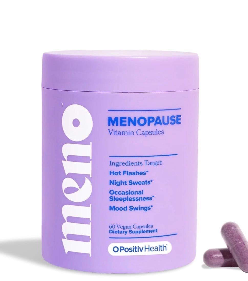 O Positiv MENO Menopause Vitamin Capsules – 60ct – Relief for Hot Flashes & Mood