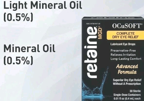 OCUSOFT Retaine MGD Ophthalmic Emulsion Dry Eye Relief 30 Count,FAST 📭 🚚§}~