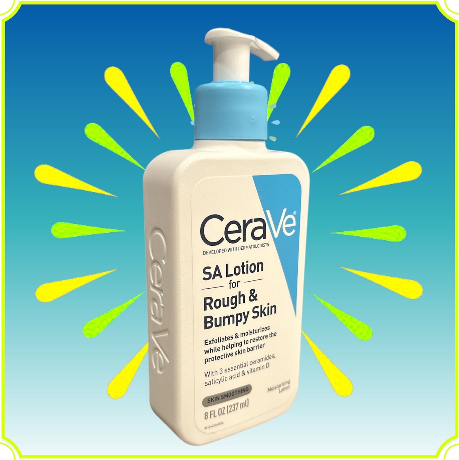 CeraVe SA LOTION for Rough & Bumpy Skin-With 3 Essential Ceramides. 8.Oz NEW!!!