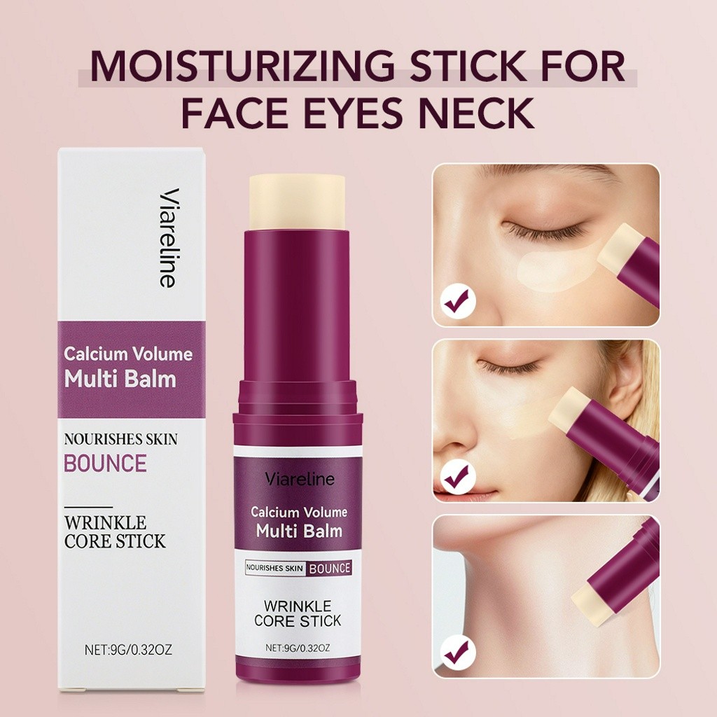 3PCS Calcium Volume Multi Balm Wrinkle Core Stick Beauty Korean Moisturing Stick