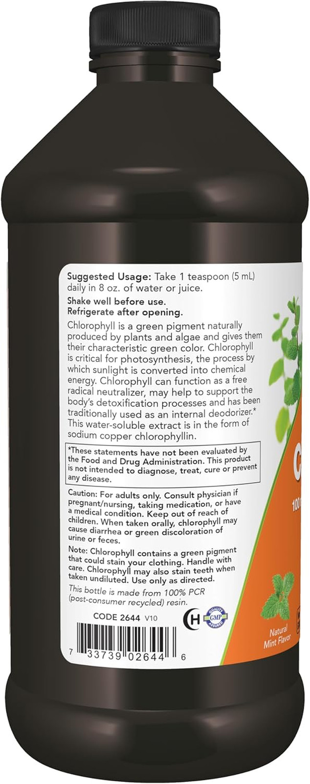 Supplements, Liquid Chlorophyll, Super Concentrated, Internal Deodorizer*,Boost