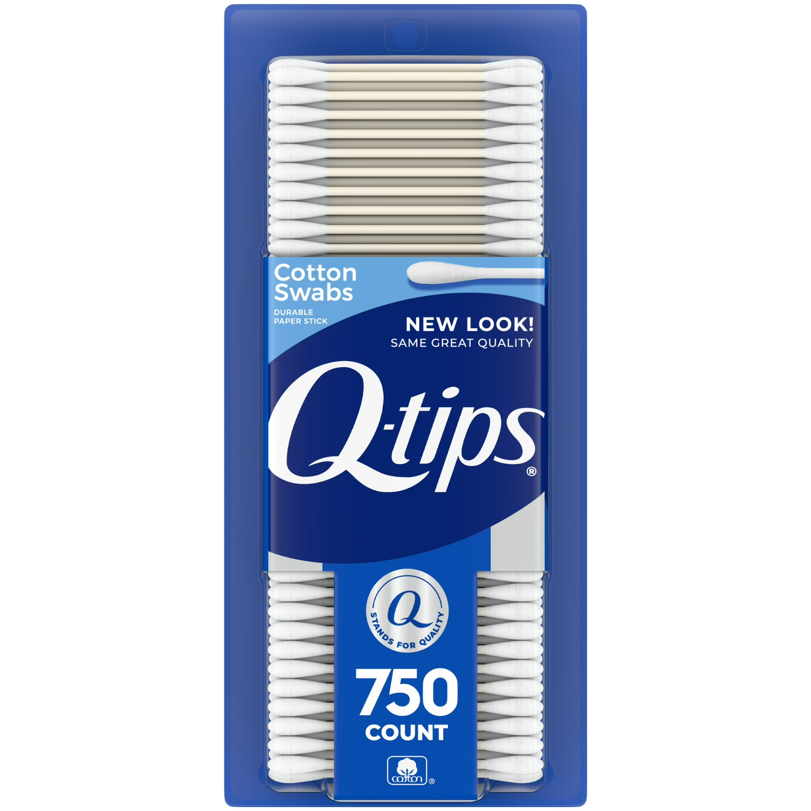 Q-tips Cotton Swabs, Original, For Home, First Aid and Beauty, 100% Cotton, 750