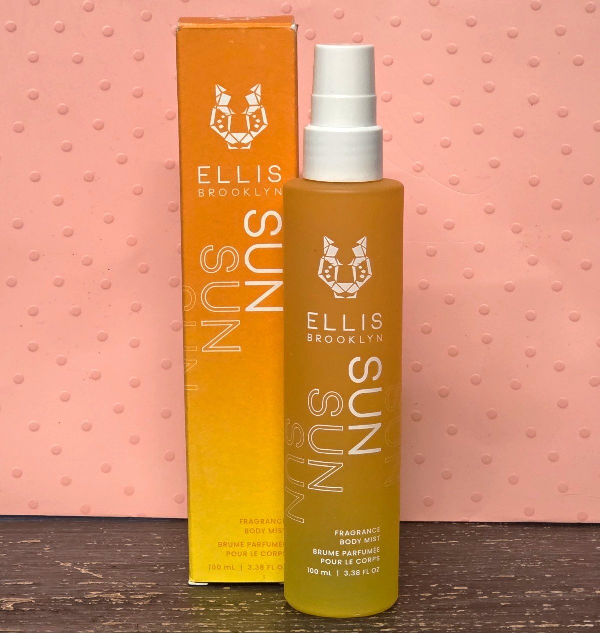 Ellis Brooklyn Sun Unisex Fragrance Body Mist Spray, 3.38 fl oz Regular Size