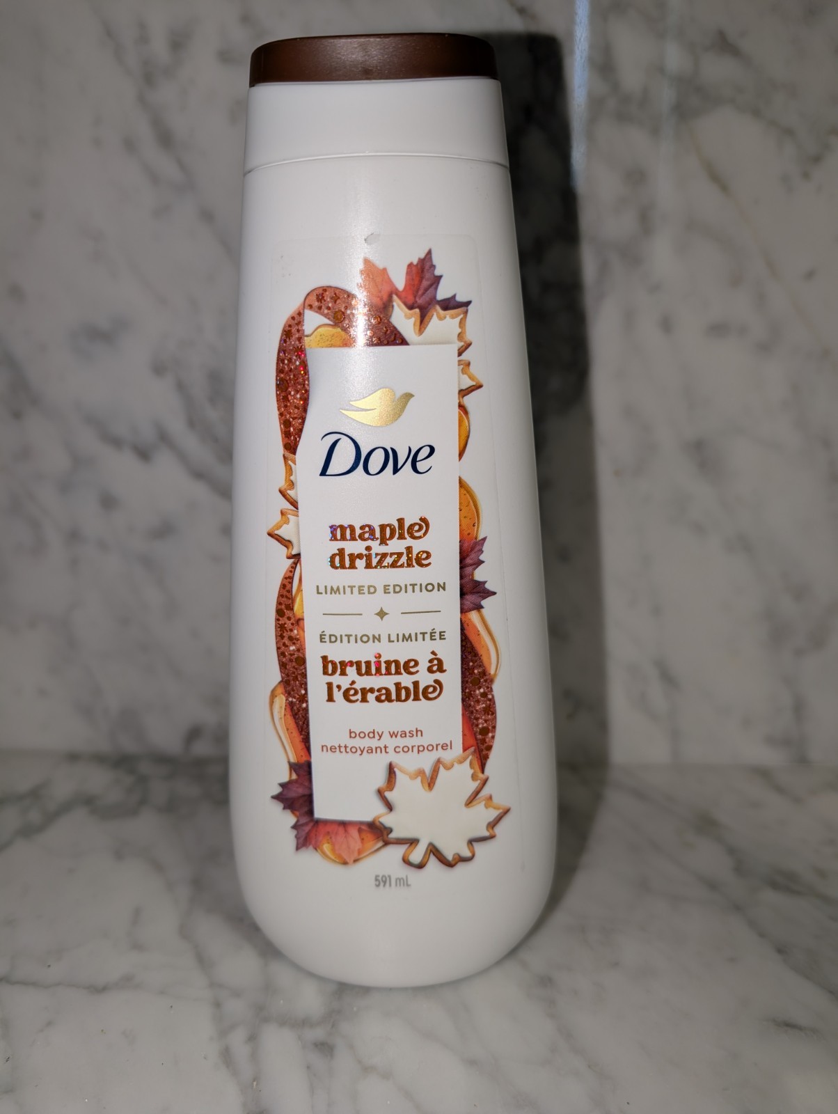 NEW Dove Maple Drizzle Fall Limited Edition Nourishing Body Wash 20 Fl Oz 591 mL