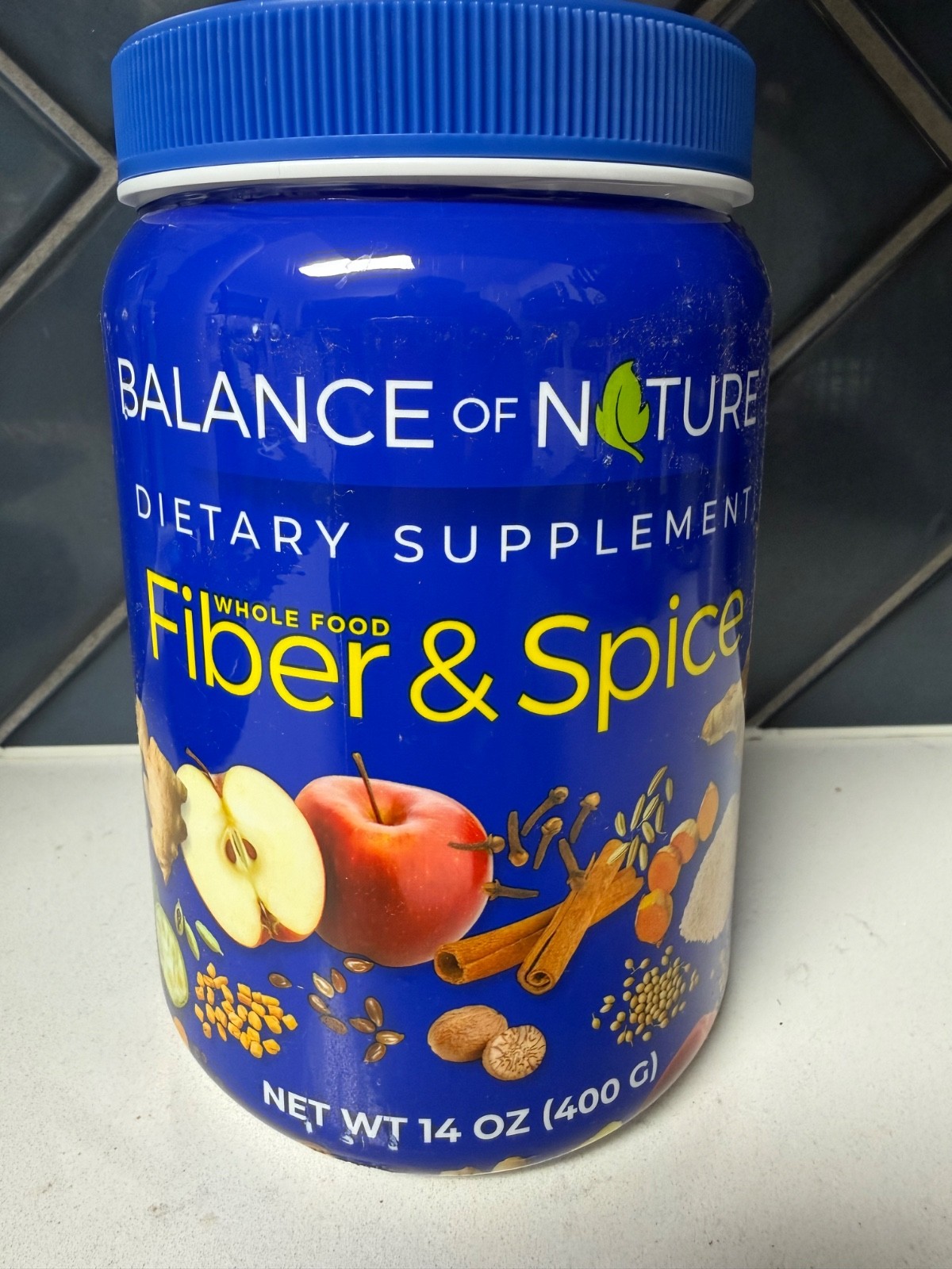 Balance of Nature-Fiber & Spice-Dietary Supplement 14oz Canister