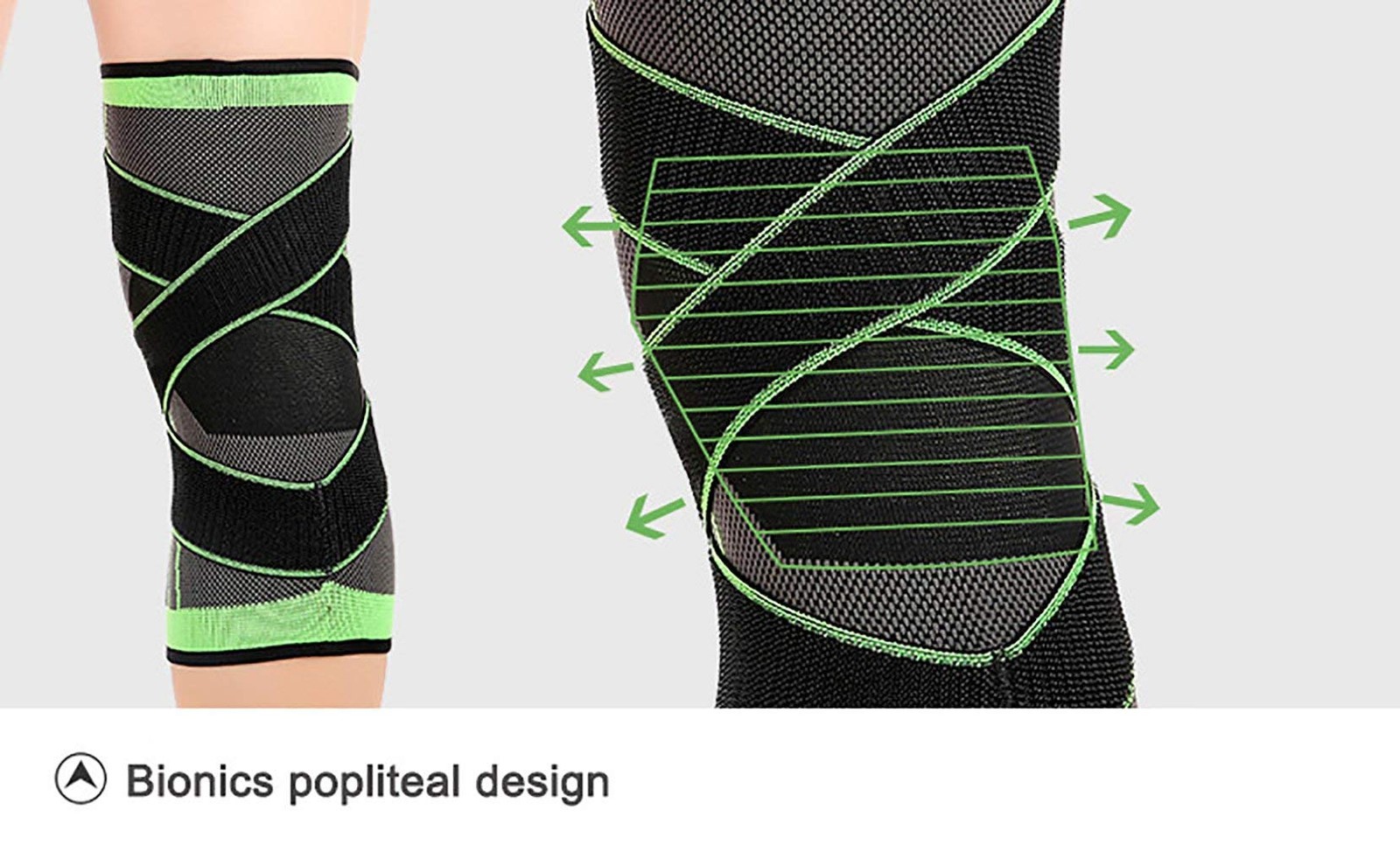 Knee Compression Sleeve Brace Support Sports Running Arthritis Pain FROM USA