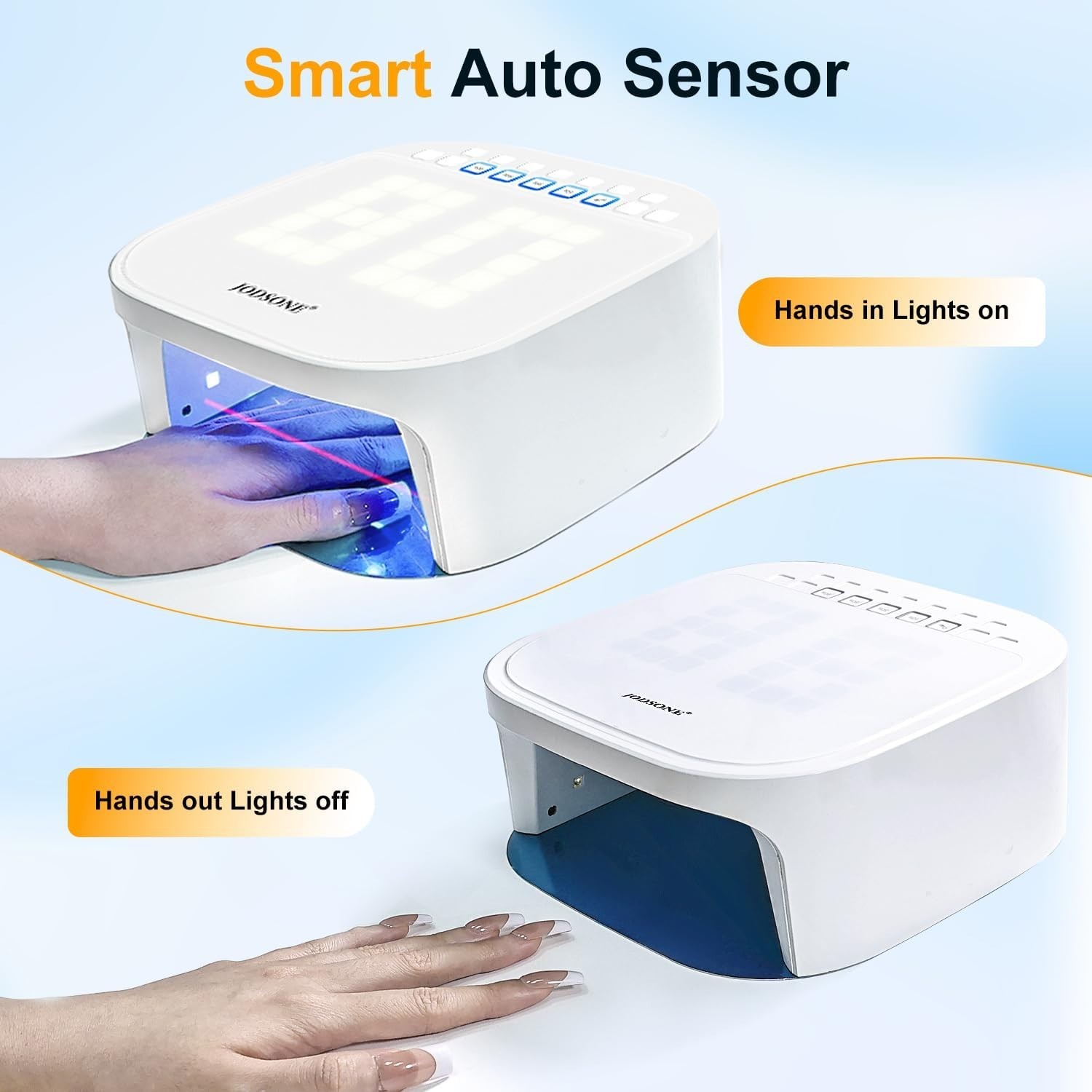 Reversible Timer Nail Lamp with Intelligent Sensing