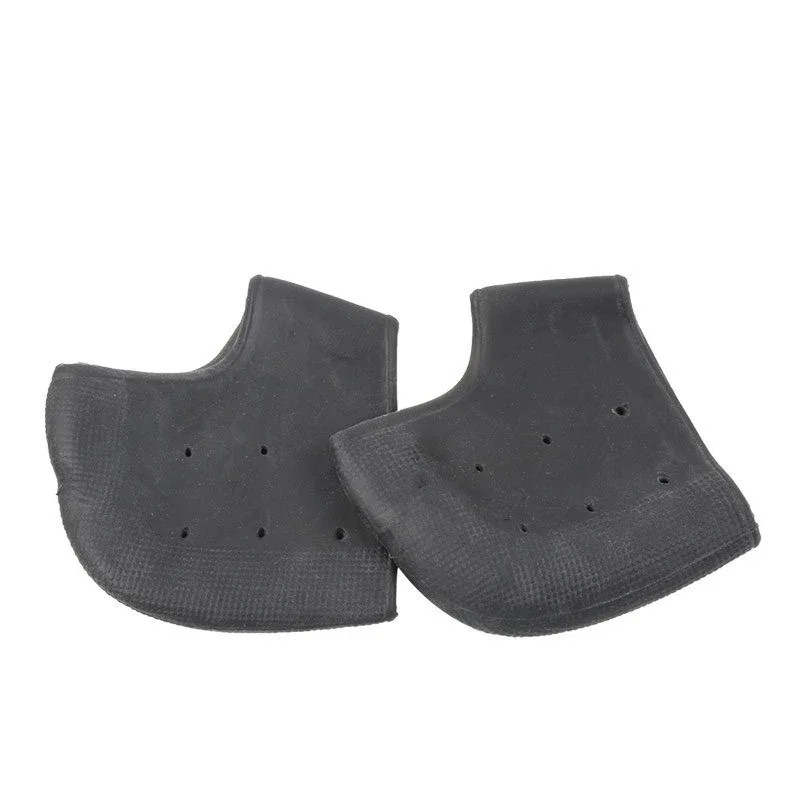 1 Pair Silicone Rubber Gel Socks Anti Cracking Liner Heel Socks Elastic Silicon