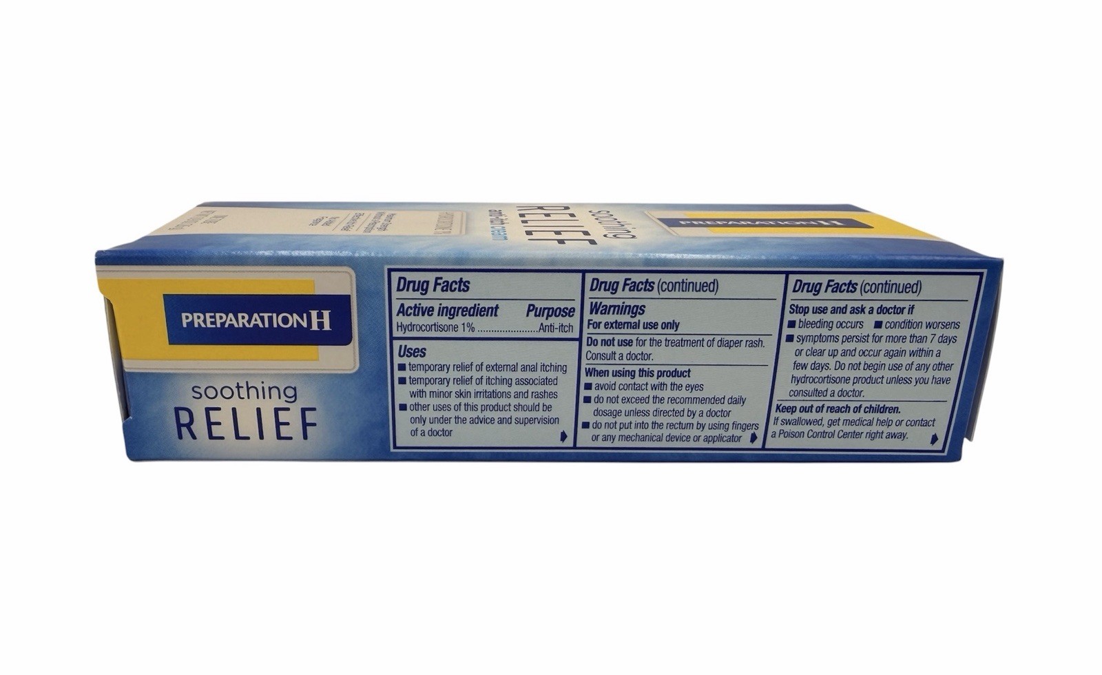 Preparation H Soothing Relief 1% Anti-Itch Cream, 0.9 oz Exp 12/2026