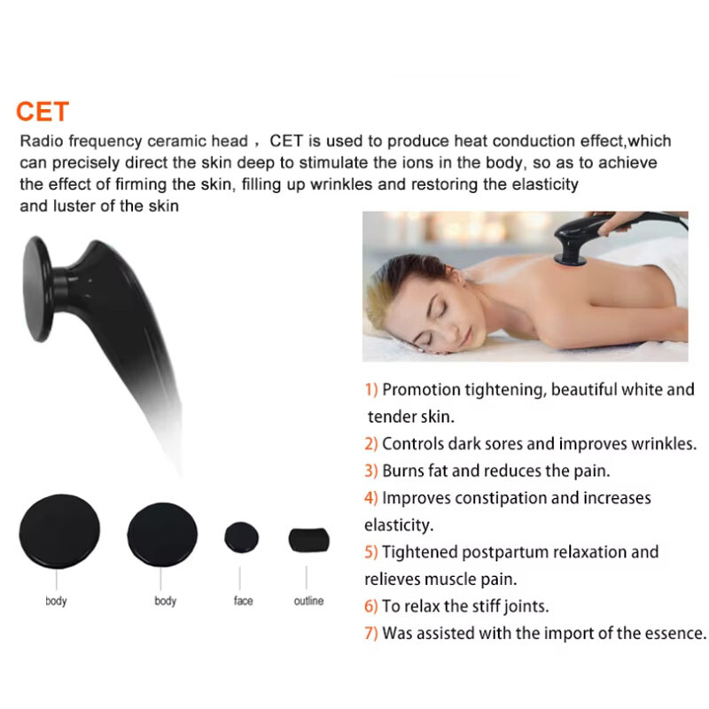 448K Fever Master RF Body Sculpting Machine Skin Fascia Massage Spa Device