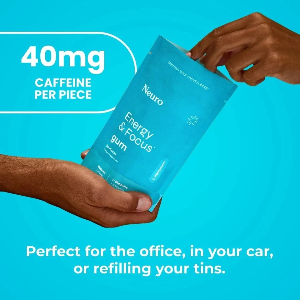 Neuro Mints: Energy & Focus- Peppermint- 180 Pieces Free Shipping