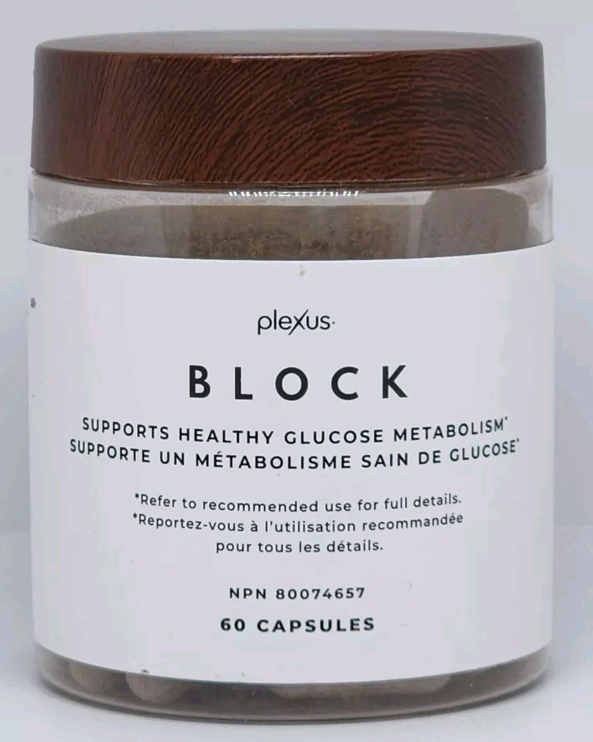 Plexus Block Help Block Carbs & Sugars Open Bottle 60 Capsules Exp. 04/2027 Read