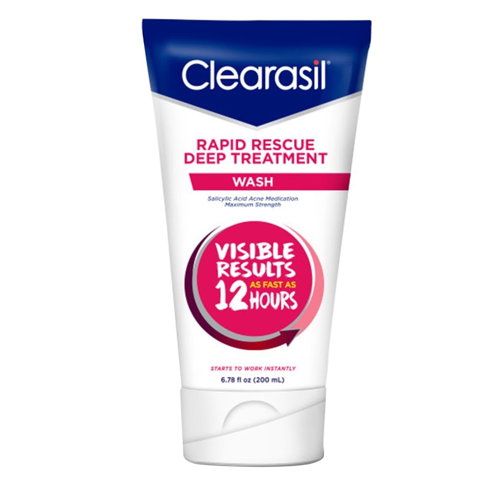 BUY 3 GET 1 FREE (Add4) Clearasil Rapid Rescue Acne Face Wash Cleanse 6.78 fl oz