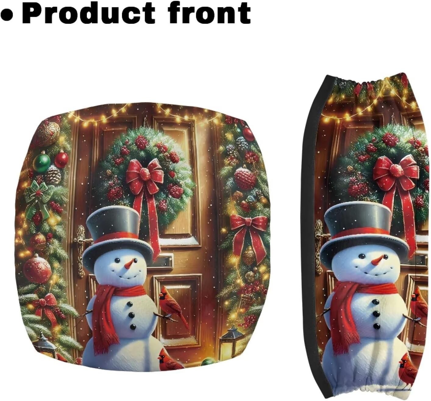 Gomyblomy Christmas Walker Accessories for Seniors Soft Rollator Walker Seat and