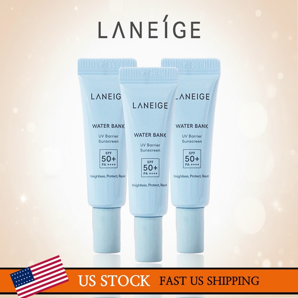 LANEIGE Water Bank UV Barrier Sunscreen SPF50 10ml x 3ea Premium K-Beauty
