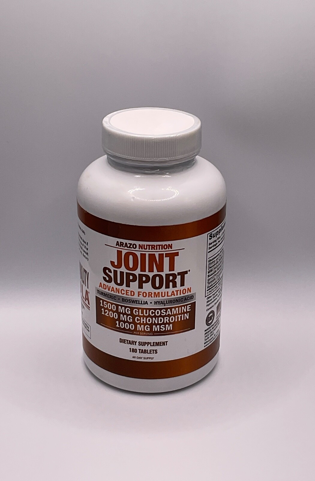 JOINT SUPPORT Arazo Nutrition Formula Advanced 180 Tablets Exp 05/2027
