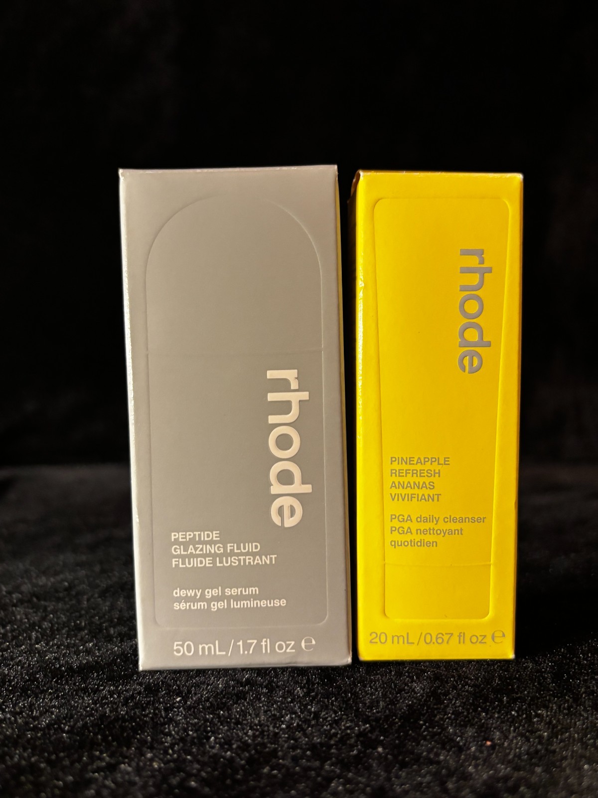 Rhode Peptide Glazing Fluid + Pineapple Cleanser Bundle MSRP $44