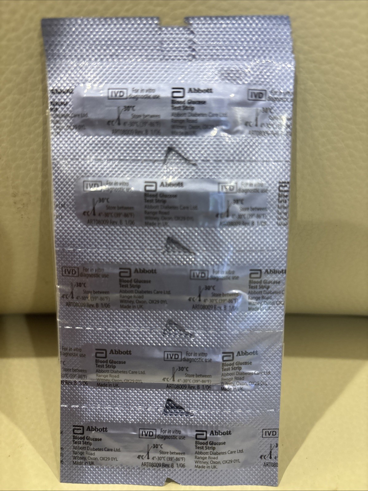 50 blood Glucose test strips Exp 09/25. See Pictures