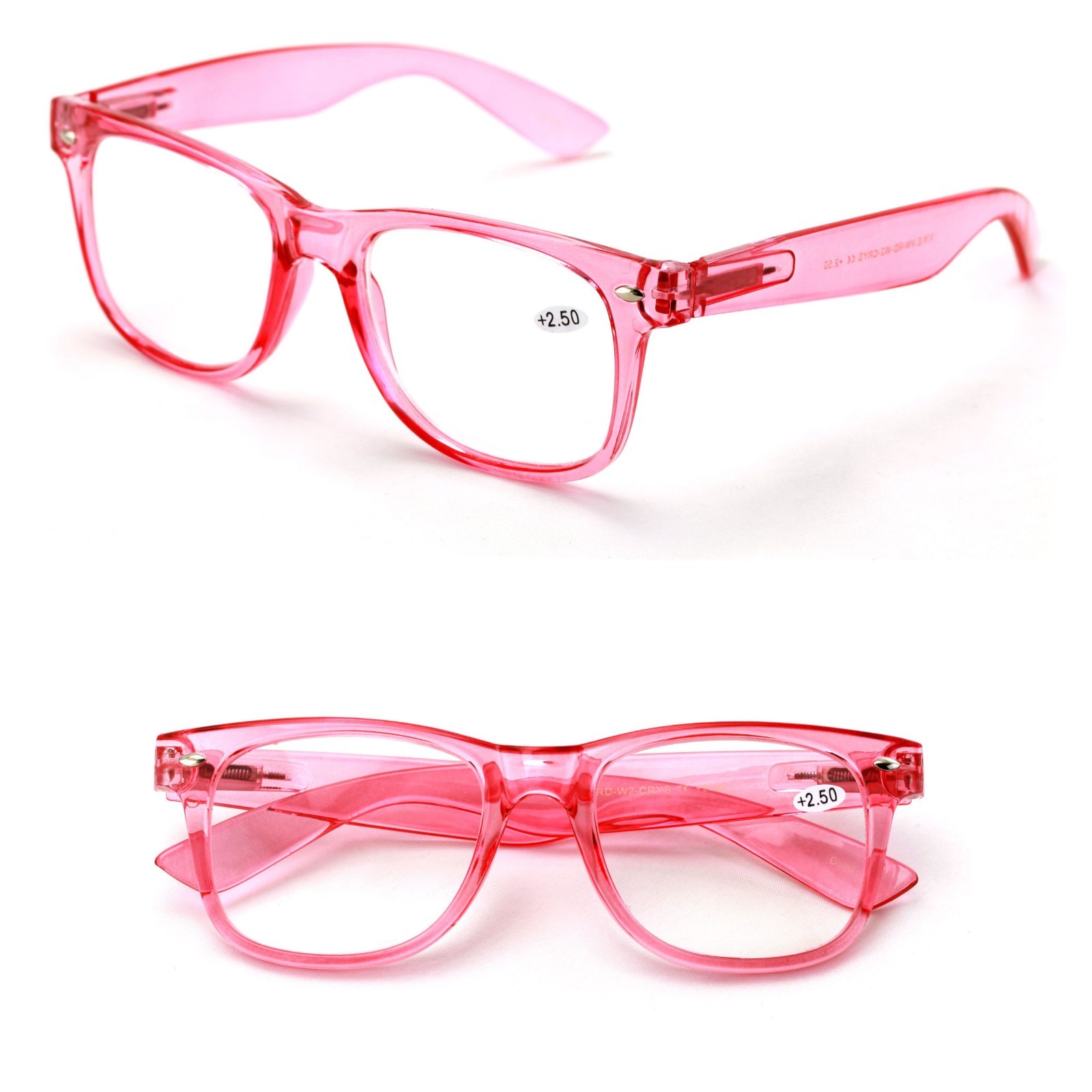 Classic clear frame reading glasses – simple unisex readers