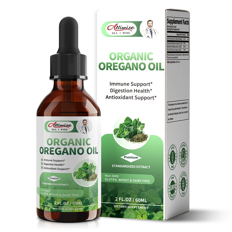 Oil of Oregano Drops 60ml with Black Seed Oil | Immune Support & Antioxidant
