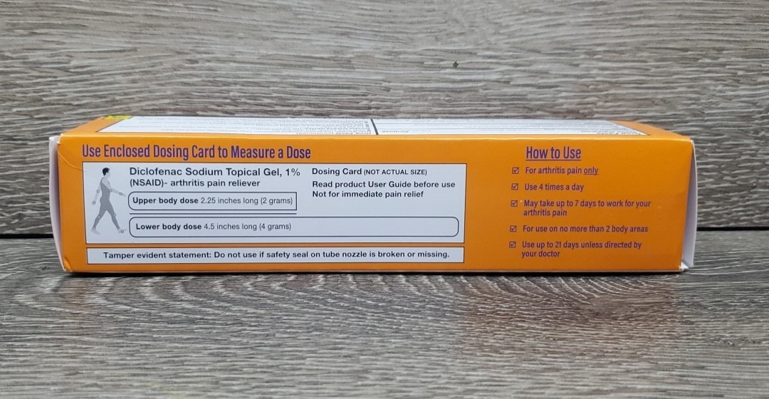 HealthCare Aisle Diclofenac Gel Arthritis Pain Reliever 5.29 oz Exp 06/2027