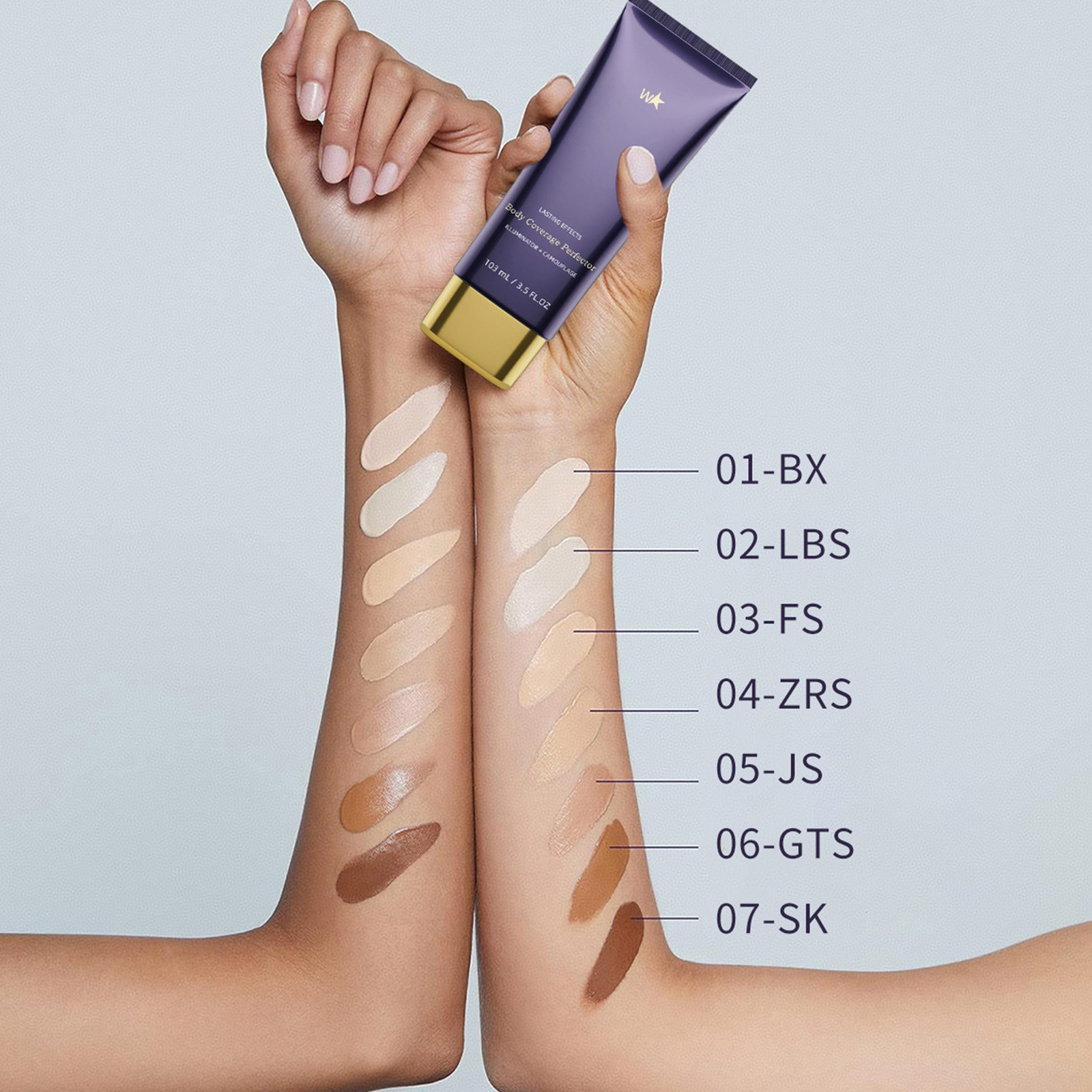 Beauty Body Coverage Perfector – Warm Radiance 3.5 oz Body Makeup