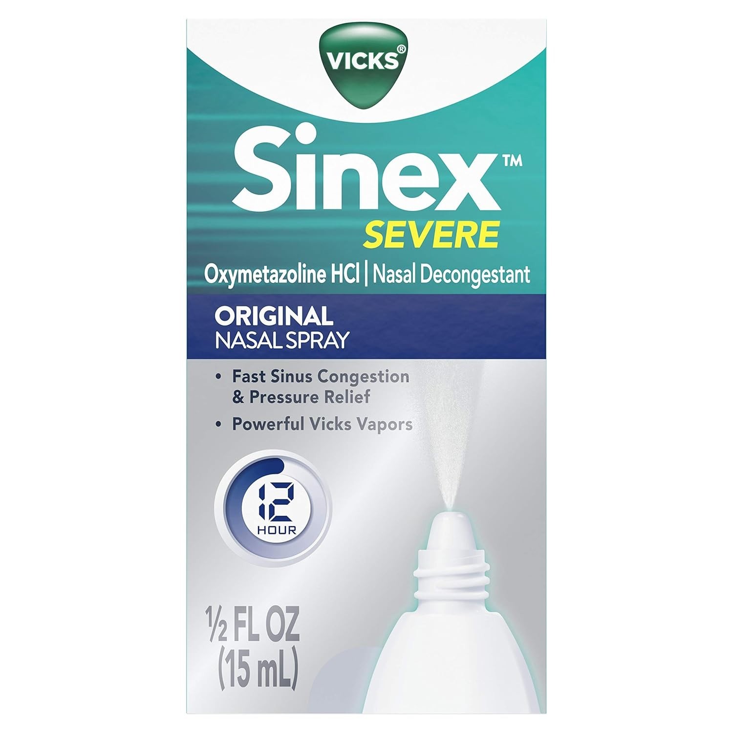 Procter & Gamble, Sinex Severe Original Nasal Spray, 0.5 Oz