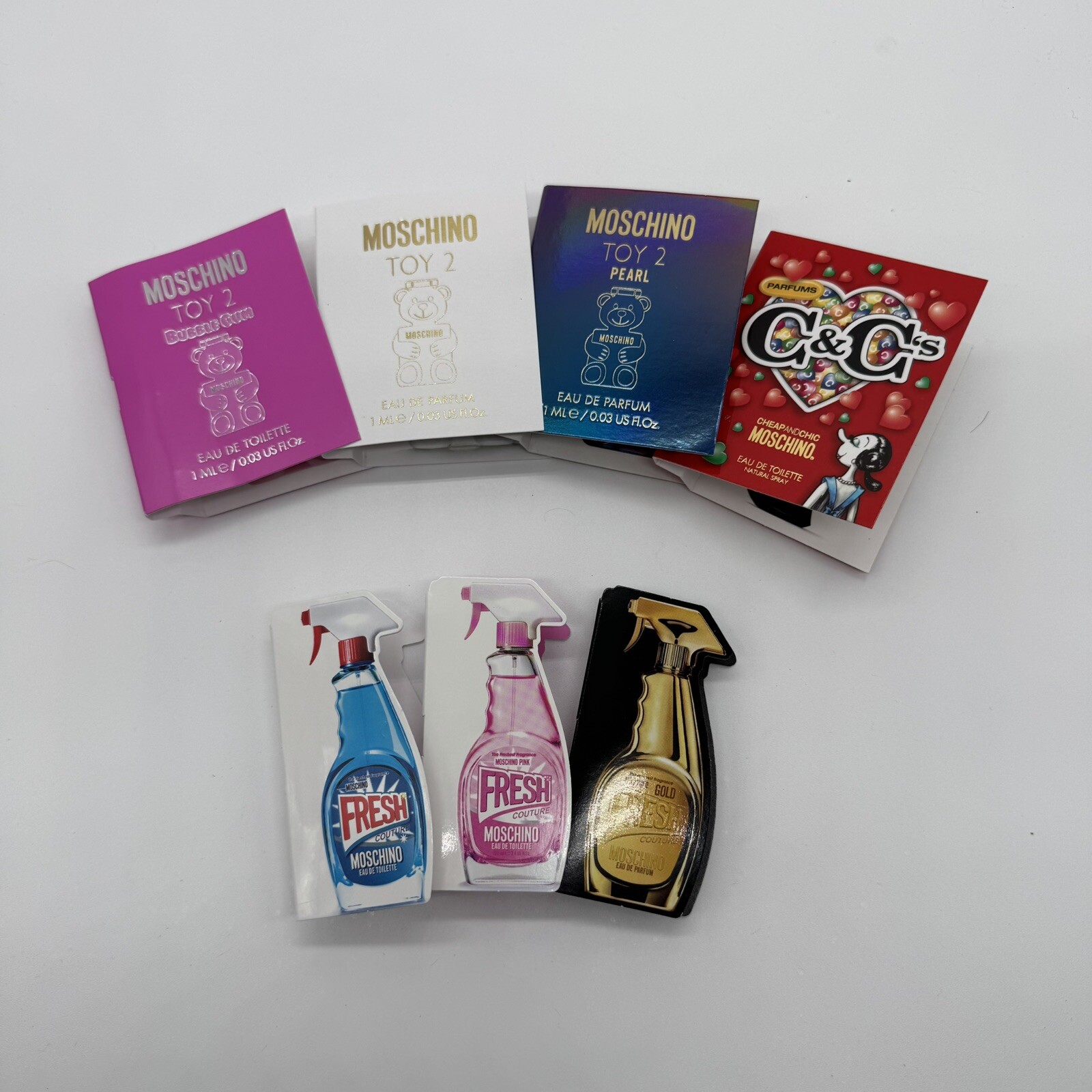 Moschino 7PC Sample Set ( See Description)
