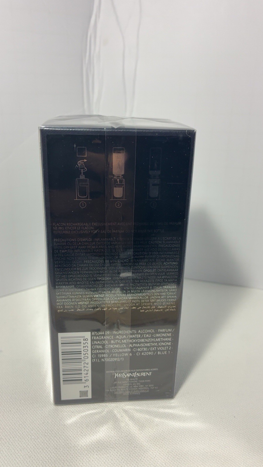 Yves Saint Laurent Y Eau de Parfum Refillable Spray, Regular Size 3.3 fl oz