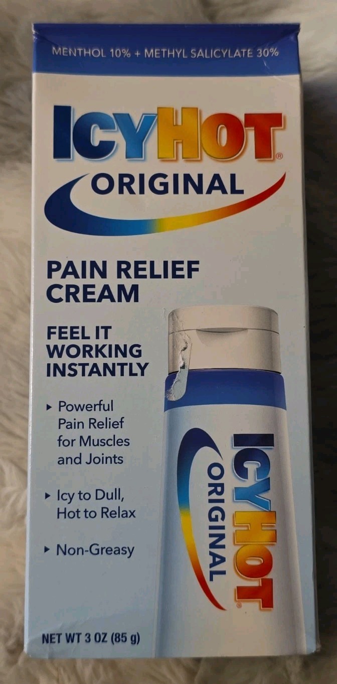 Icy Hot Original Therapy Pain Relieving Cream for Muscle & Joint Pain 3 Ounce